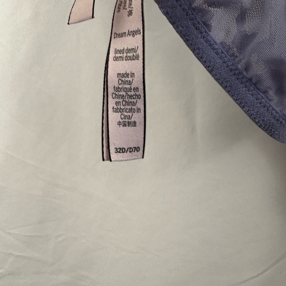 Victoria’s Secret Dream Angels Lined Demi 32D Purple Bra - Picture 8 of 9